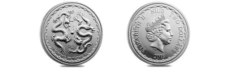 Double Dragon Silver Coin (New Zealand Mint)