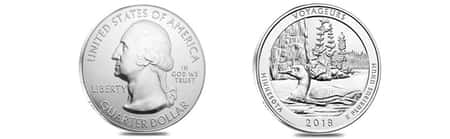 Voyageurs ATB Silver Coin by the US Mint