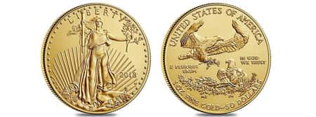 2018 Burnished Gold American Eagle