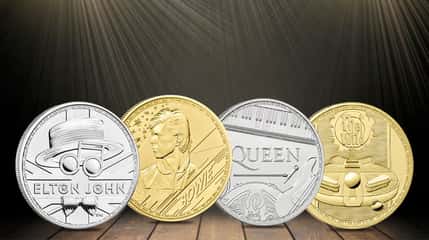 Raise the Curtain for the Royal Mint Music Legends Series!