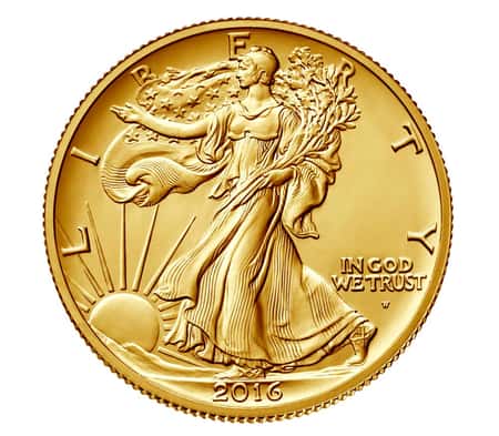 Walking Liberty Centennial Gold Coin (2016 Half Dollar) (Nov