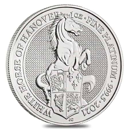 White Horse of Hanover platinum coin queens beasts
