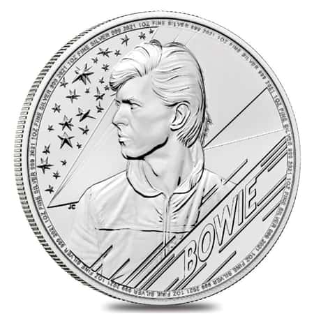 Royal Mint Music Legends Bowie coin silver