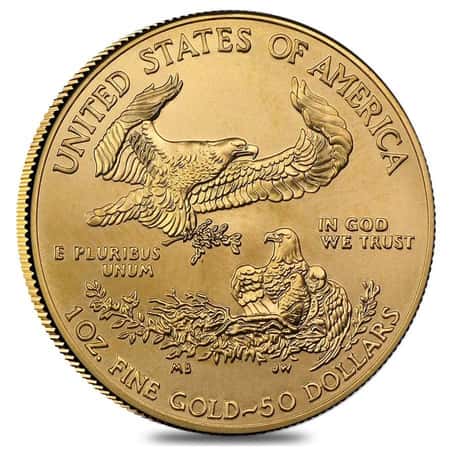 Gold American Eagle original design type 1
