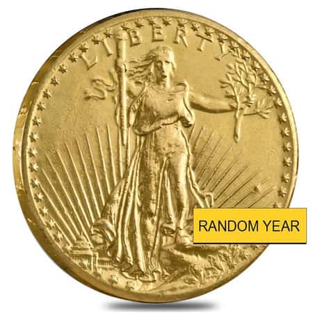 Gold Double Eagle coins