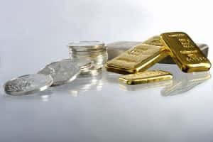 Gold and silver coins