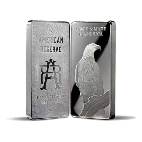 2020 10 Oz Asahi American Reserve Silver Bar