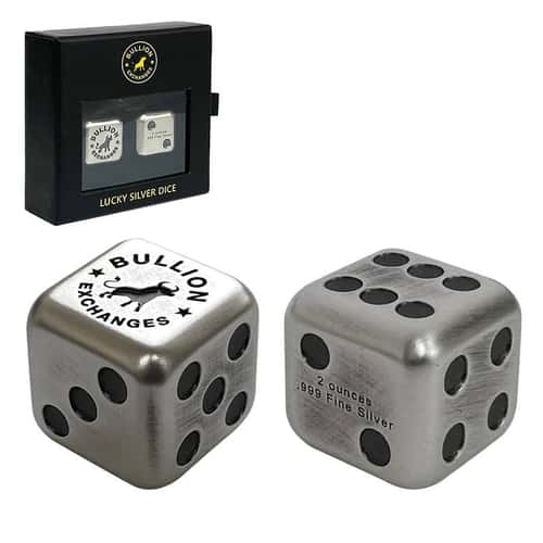 Bullion Exchanges silver dice