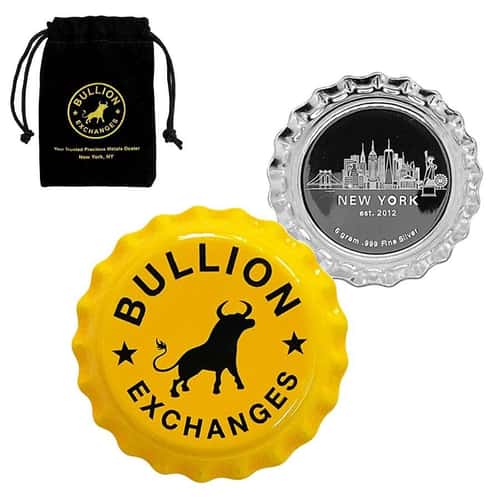 Bullion Exchanges silver bottle caps