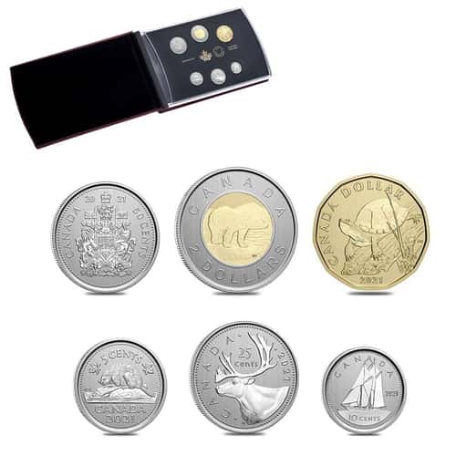 2021 Canada Blanding's Turtle - Endangered Species 6-Coin Specimen Set