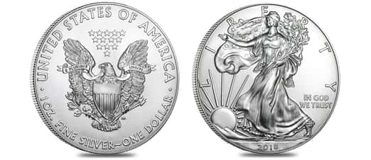 SILVER american EAGLE coin
