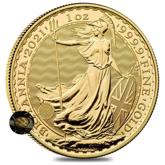 2021 Gold Britannia coins