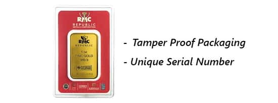 The New RMC Gold 1 oz Bar Packaging Design Changes