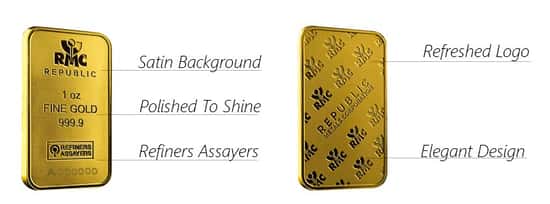 The RMC Gold 1 oz Bar Changes Described