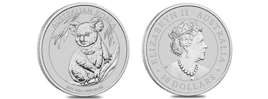 2019 1 Kilo Silver Australian Koala Perth Mint .999 Fine BU In Cap