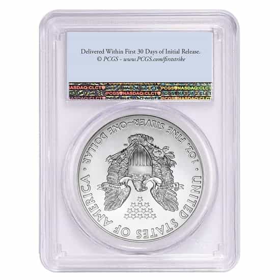 2020 (S) 1 oz Silver American Eagle $1 Coin PCGS MS 70 FS