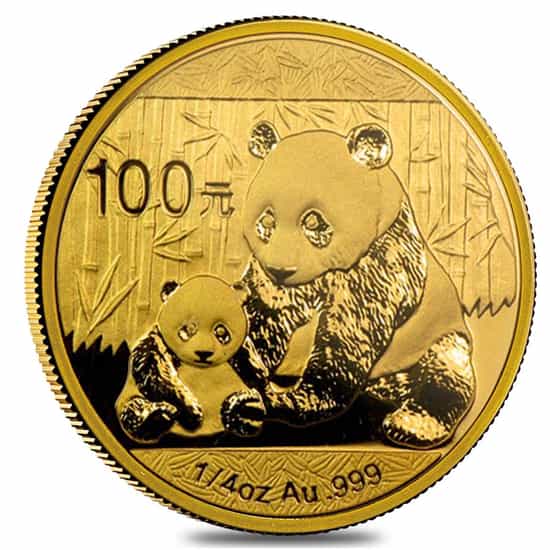 2012 1/4 oz Chinese Gold Panda 100 Yuan BU (Sealed)
