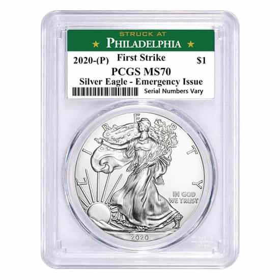 2020 - American Silver Eagle .999 Fine Silver with Our Certificate