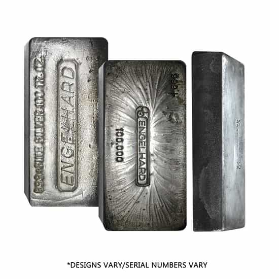 1 Ounce Hand Poured .999 Pure Silver Bar 