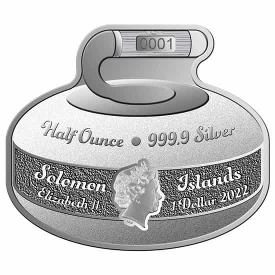 2022 Solomon Islands 1 oz Silver Curling 2-Coin Set - Heritage