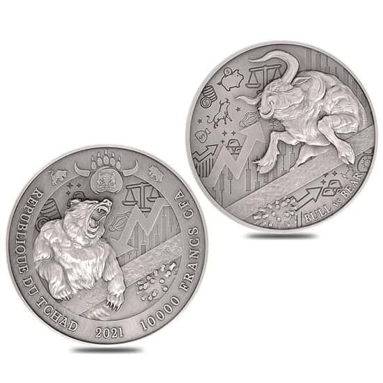 Bullion Exchanges silver bull vs bear coin