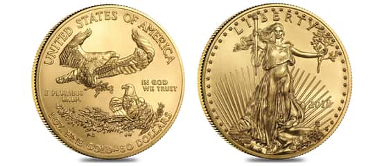 GOLD American EAGLE coin