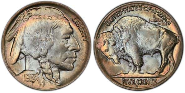 1918-D 8/7 Doubled Die