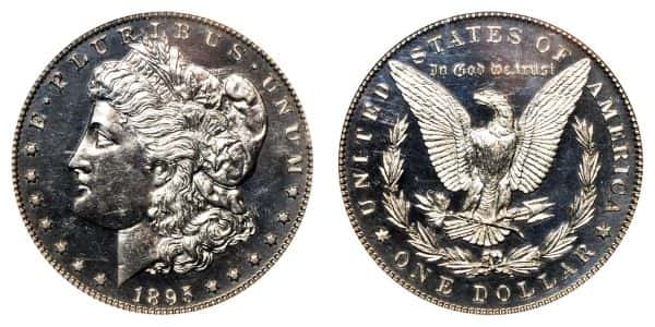 1895 proof Morgan Silver Dollar