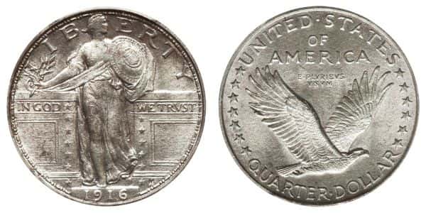 1916 Standing Liberty Quarter