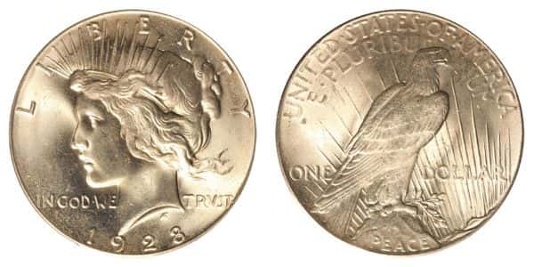 1928 Peace Dollar