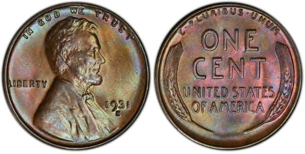 1931-S Lincoln Wheat Cent
