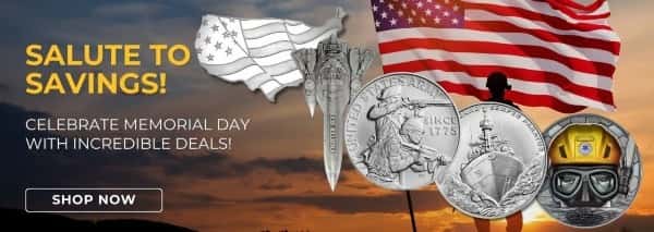 Memorial Day precious metal deals