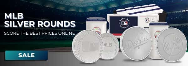 1 oz silver MLB rounds
