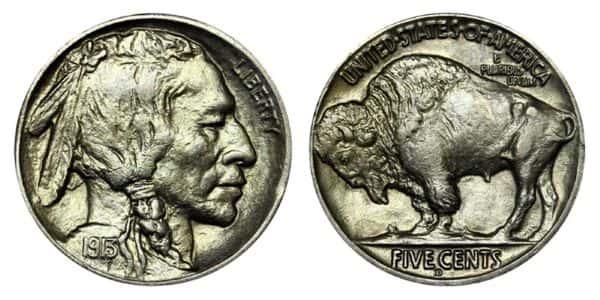 1913 Buffalo Nickel Type 2