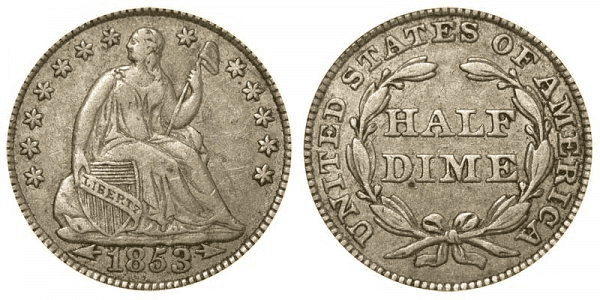 Seated Liberty Half Dime Design History
