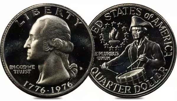 1976 Washington Quarter: Bicentennial Design