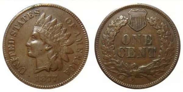 1877 Indian Head Penny