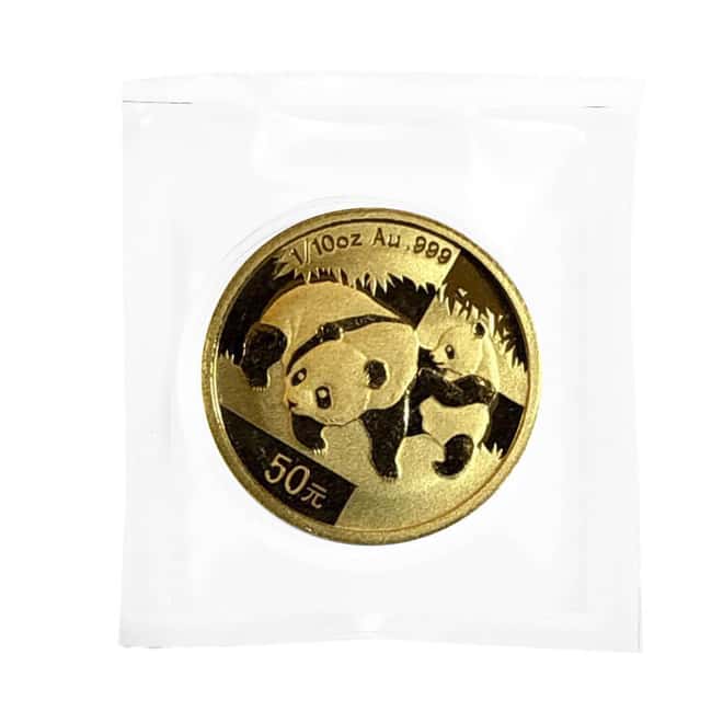 2008 1/10 oz Chinese Gold Panda 50 Yuan .999 Fine BU (Sealed)