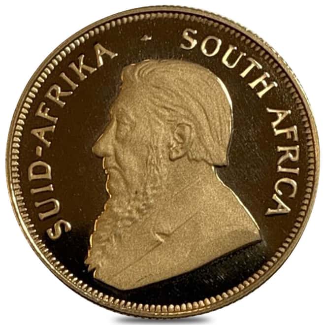 1/2 oz South African Proof Gold Krugerrand Coin Scruffy (Random Year)