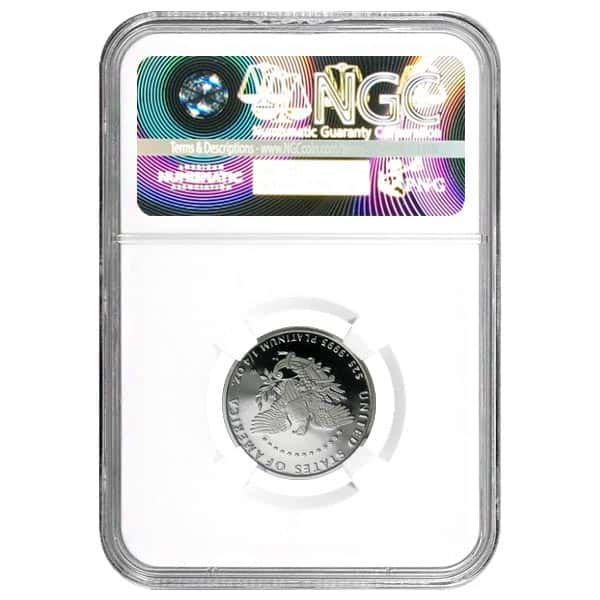 2005-W 1.85 oz Platinum American Eagle 4-Coin Proof Set NGC PF 70/69 UCAM - Low Minatge!