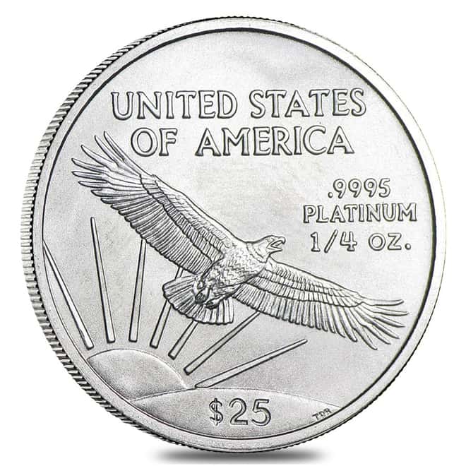2005 Platinum American Eagle (Statue of Liberty) - 4 coin year set 