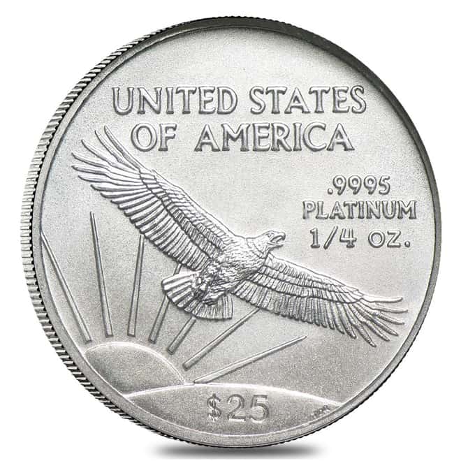 2004 Platinum American Eagle (Statue of Liberty) - 4 coin year set 