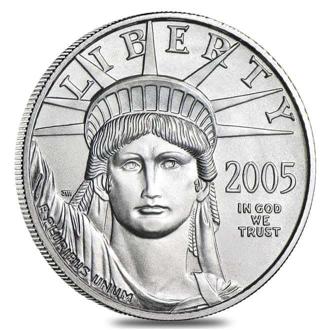 2005 Platinum American Eagle (Statue of Liberty) - 4 coin year set 