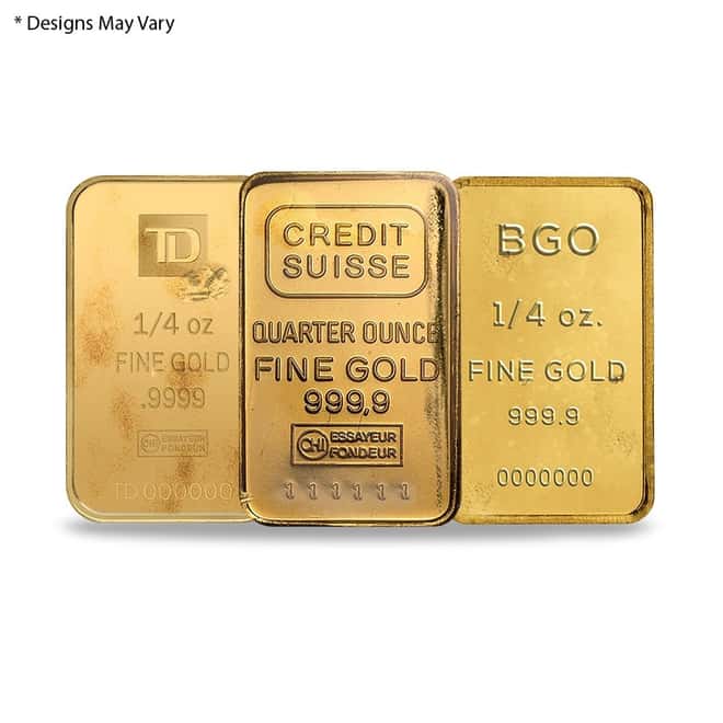 1/4 oz Generic Gold Bar .999+ Fine (Secondary Market)