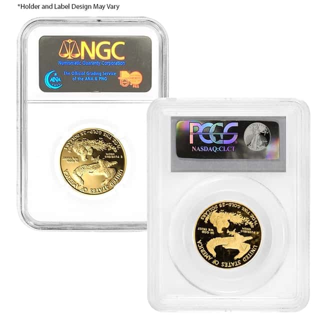 1/2 oz $25 Proof Gold American Eagle NGC/PCGS PF 69 (Random Year) 