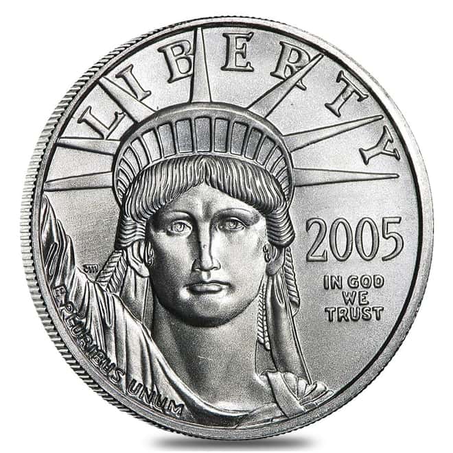 2005 Platinum American Eagle (Statue of Liberty) - 4 coin year set 