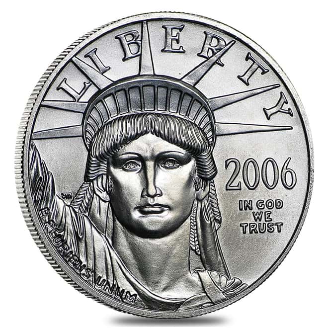 2006 Platinum American Eagle (Statue of Liberty) - 4 coin year set  
