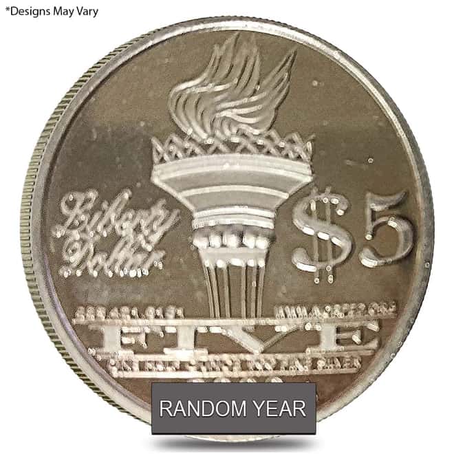 1/2 oz NORFED Liberty Dollar Silver Round .999 Fine (Random Year)
