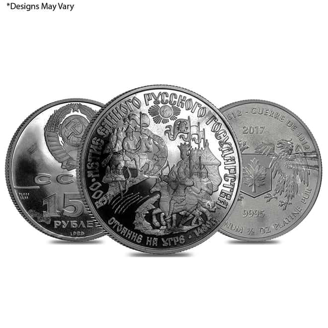 1/2 oz Platinum Round/Coin Random .9995 Fine (Secondary Market)