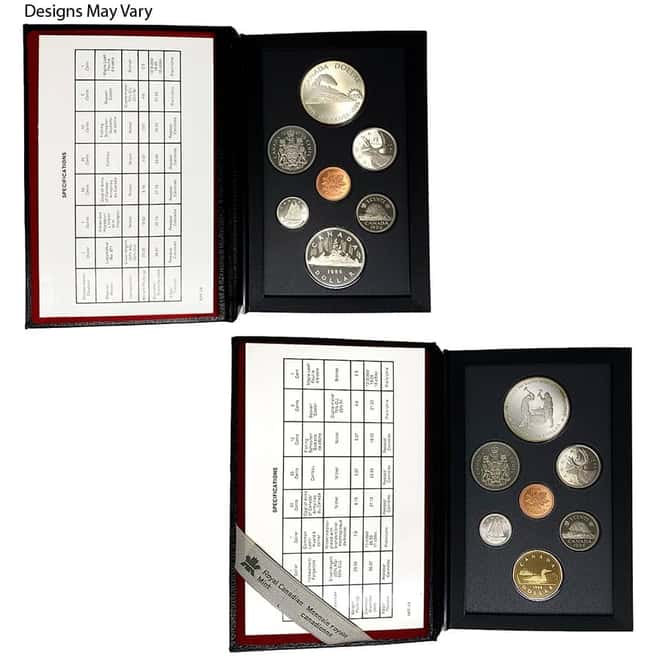 Canada 0.375 oz Silver Proof 7-Coin Set Random Year (w/Box & COA)